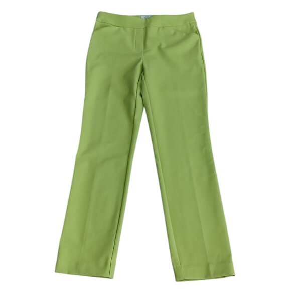 Rachel Zoe Women's Lemon Green Dress Pants Size 6 - Picture 1 of 9